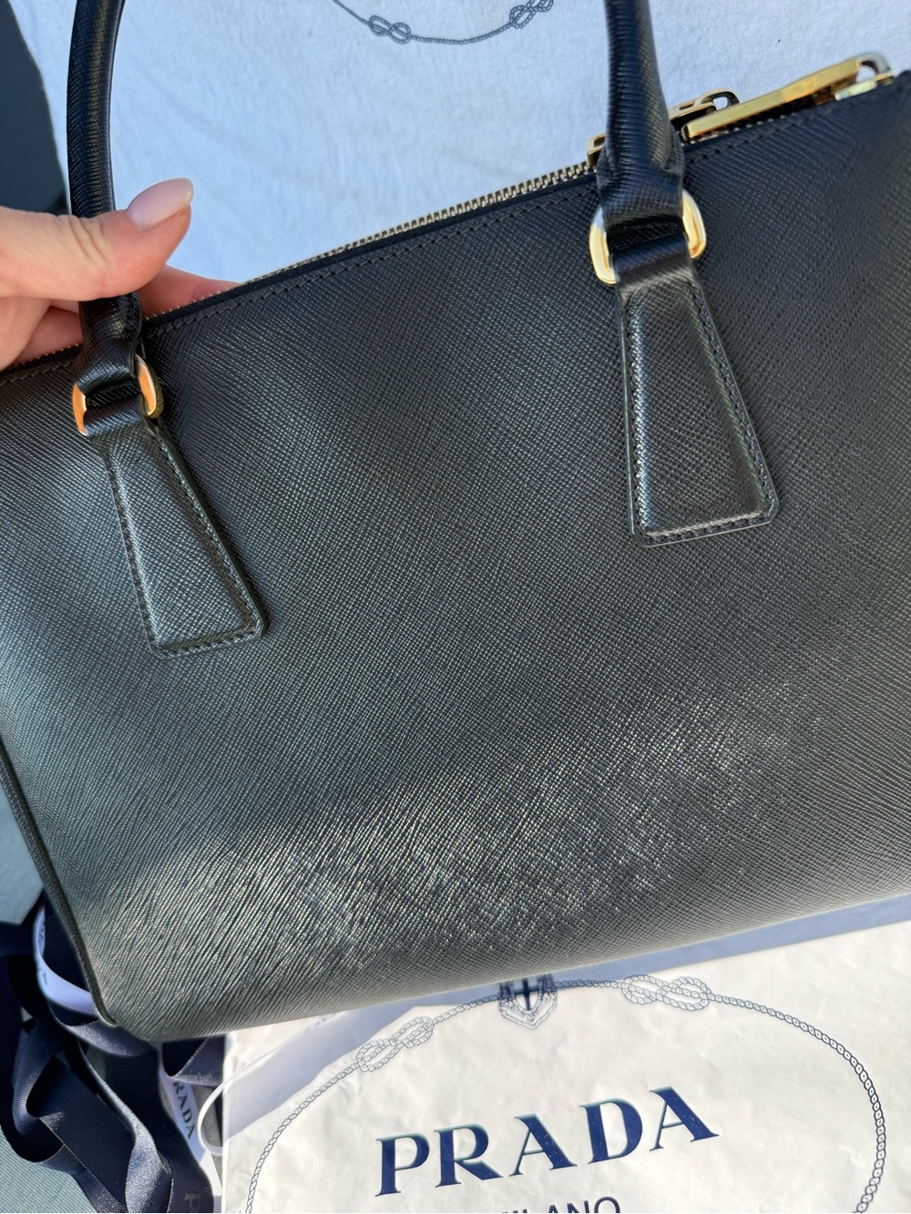 Prada Galleria medium Saffiano leather bag authentic - Picture 9 of 13
